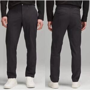 Lululemon Mens 36W 32L ABC Classic Fit Trouser Warpstreme, Black